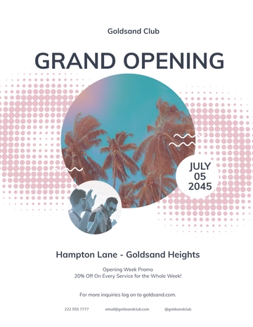 Free Beach Club Flyer Template to Edit Online