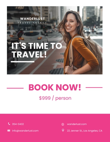 Free Travel and Tourism Flyer Template to Edit Online