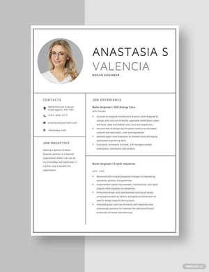 Boiler Engineer Resume