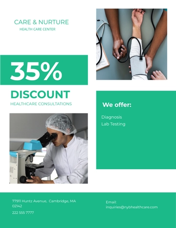 Free Medical Health Flyer Template to Edit Online
