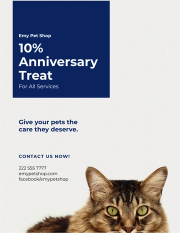 Free Pet Shop Flyer Template to Edit Online