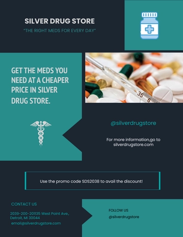 Free Pharmacy and Medical Supply Flyer Template to Edit Online