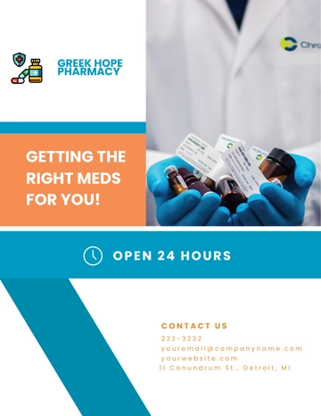 Free Pharmacy Medical Services Flyer Template to Edit Online Free Pharmacy Medical Services Flyer Template to Edit Online