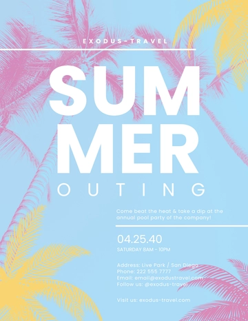 Free Pool Splash Party Flyer Template to Edit Online