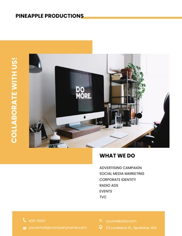 Free Small Business Company Flyer Template to Edit Online