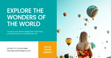Free Elegant Travel Facebook Post Template to Edit Online