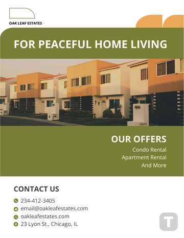 Free Community Agent Agency Flyer Template to Edit Online