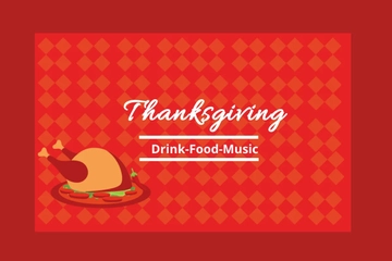 Free Restaurant Thanksgiving Postcard Template to Edit Online