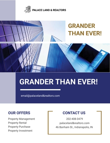 Free Luxury Property Realtor Flyer Template to Edit Online