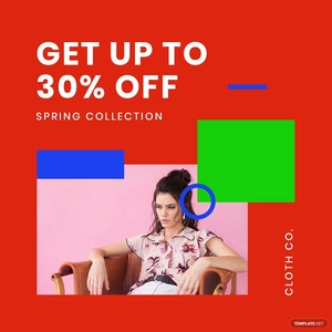Holiday Offer Sale Instagram Post Template