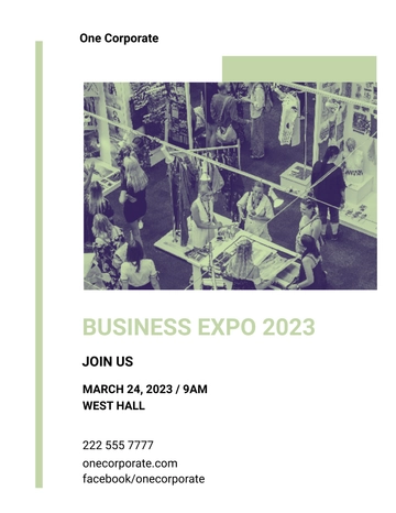Free Small Business Expo Flyer Template to Edit Online