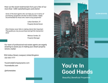 Free Rental Bi-fold Brochure Template to Edit Online