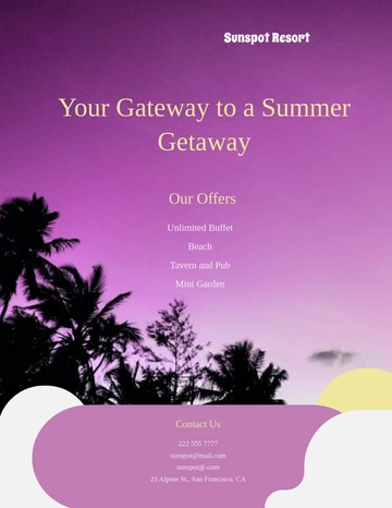 Free Summer Flyer Template to Edit Online