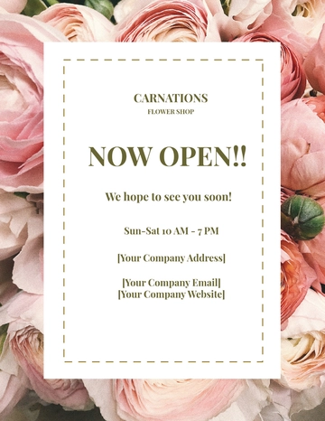 Free Business Grand Opening Flyer Template to Edit Online
