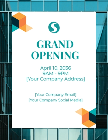 Free IT Company Grand Opening Flyer Template to Edit Online