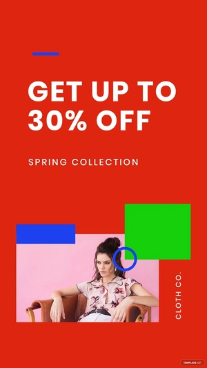 Holiday Offer Sale Whatsapp Image Template