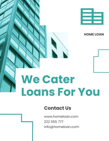 Free Home/House Loan Flyer Template to Edit Online