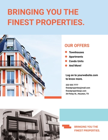 Free House Realtor Flyer Template to Edit Online
