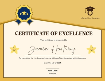 Free School Kids Diploma Certificate Template to Edit Online
