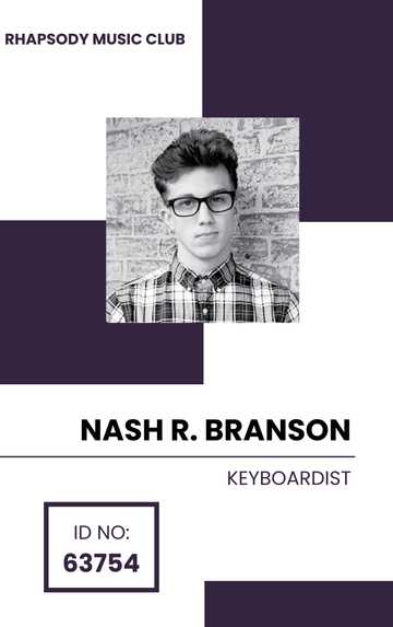 Free Printable Club ID Card Template to Edit Online Free Printable Club ID Card Template to Edit Online