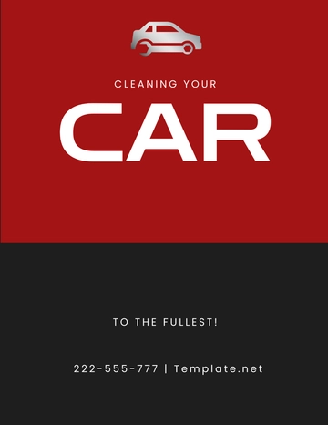 Free Car Wash Service Design Flyer Template to Edit Online
