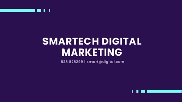 Free Digital Marketing and Services Presentation Template to Edit Online