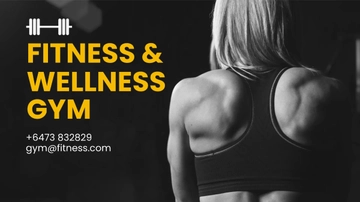 Free Fitness Presentation Template to Edit Online