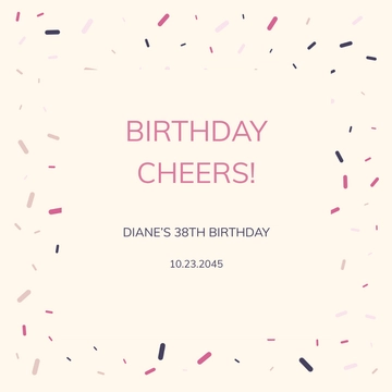 Free Birthday Wine Label Template to Edit Online