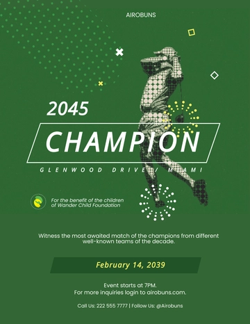 Free Charity Golf Flyer Template to Edit Online