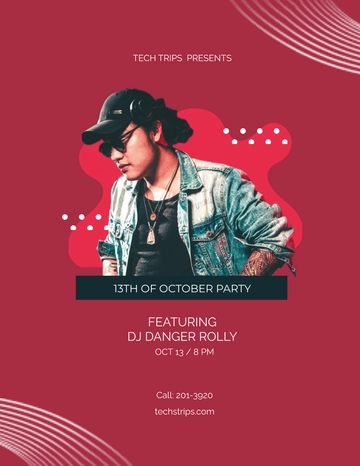 Free Metric Nightclub Flyer Template to Edit Online