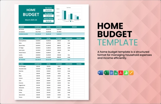 Home Budget Template