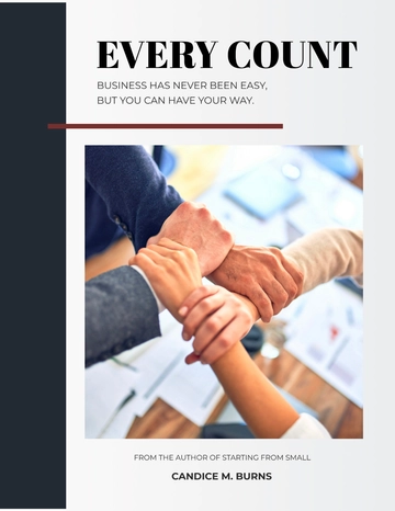 Free Professional Book Cover Template to Edit Online