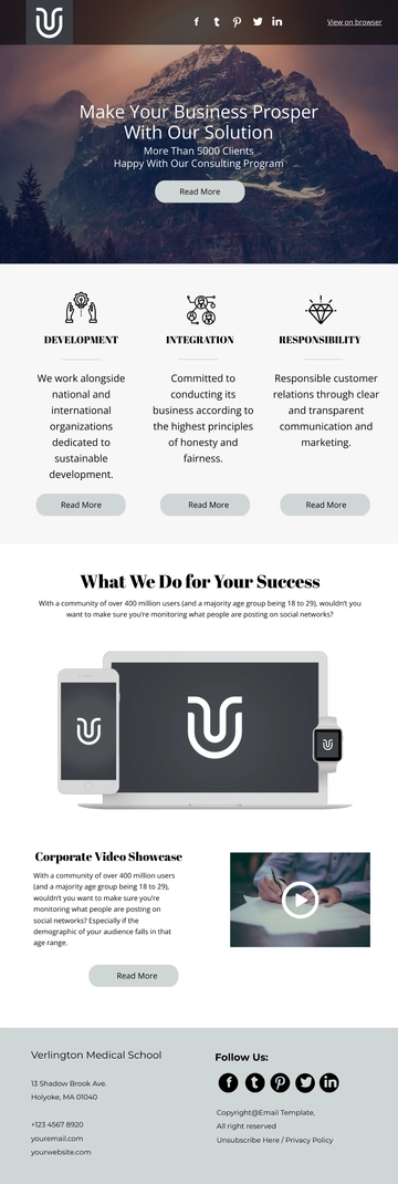 Free Basic Newsletter Template to Edit Online