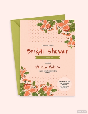 Bridal Shower Invitation Template