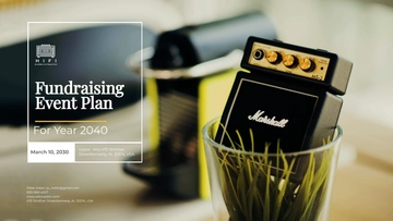 Free Fundraising Presentation Template to Edit Online