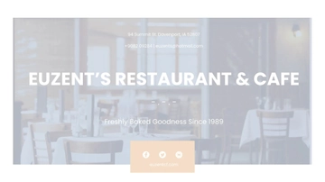 Free Restaurant Presentation Template to Edit Online