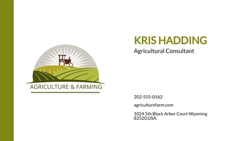 Free Farming Business Card Template to Edit Online Free Farming Business Card Template to Edit Online