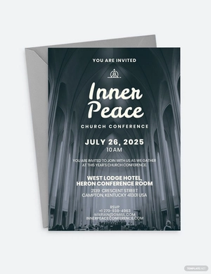 Church Conference Invitation Template