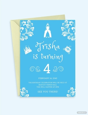 Cinderella Invitation Template