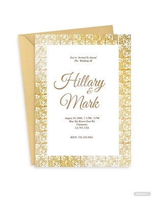 Classika Fall Wedding Invitation Template