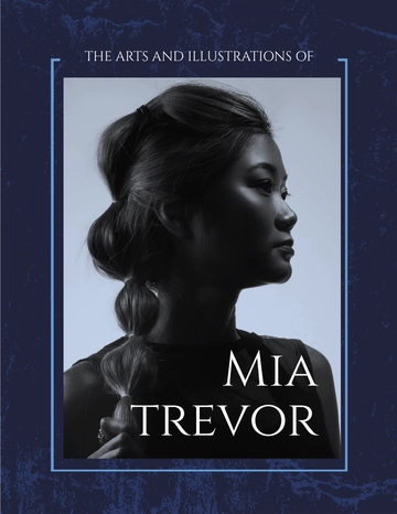 Free Art Book Cover Template to Edit Online