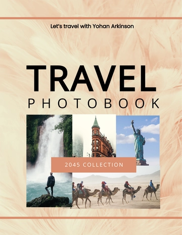 Free Photo Book Cover Template to Edit Online