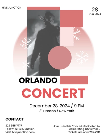 Free Christmas Concert Flyer Template to Edit Online