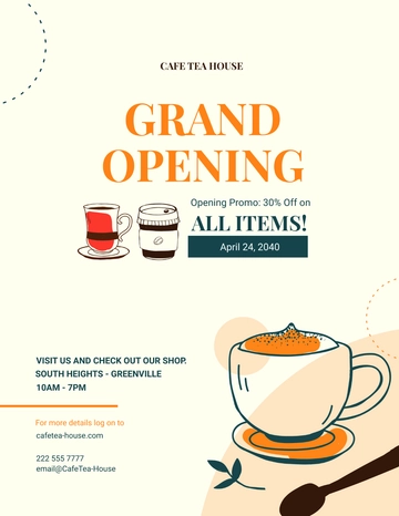 Free Coffee Menu and Coffee Flyer Template to Edit Online