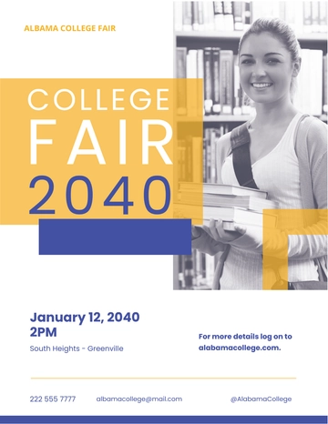Free College Fair Flyer Template to Edit Online Free College Fair Flyer Template to Edit Online