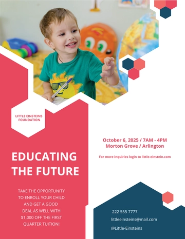 Free Little Einsteins Kindergarten Flyer Template to Edit Online Free Little Einsteins Kindergarten Flyer Template to Edit Online