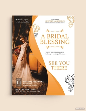 Bridal Shower Flyer Template