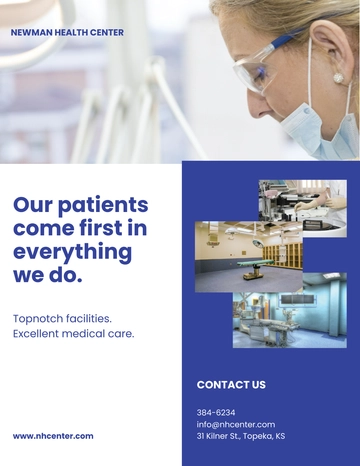 Free Healthcare Flyer Template to Edit Online