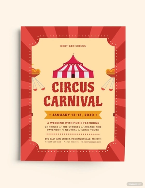 Circus Carnival Flyer Template