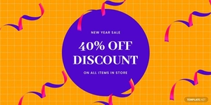 Holiday Discount Sale Blog Post Template